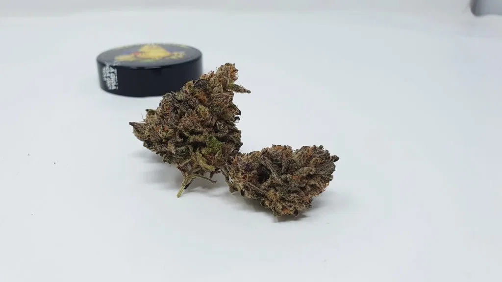 Divine Storm cannabis flower, shown as a similar-cultivar reference for Modified Grapes; not Modified Grapes