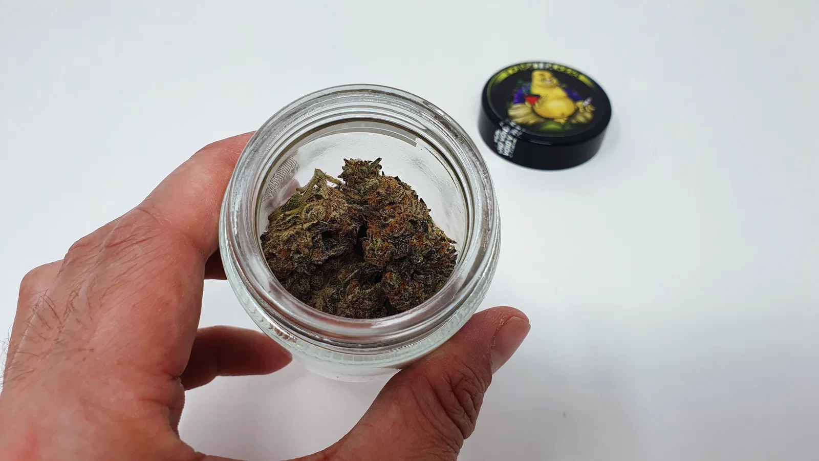 Divine Storm cannabis flower from the original UK review archive.