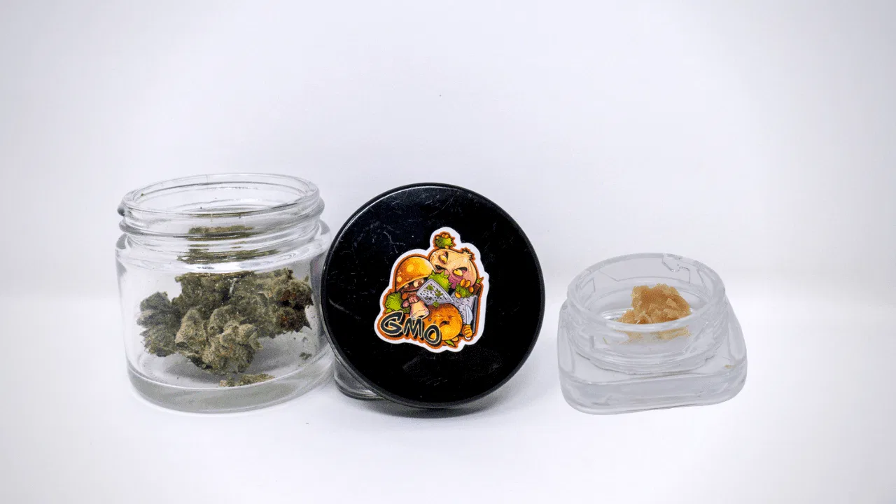 GMO cannabis flower from the original UK review archive.