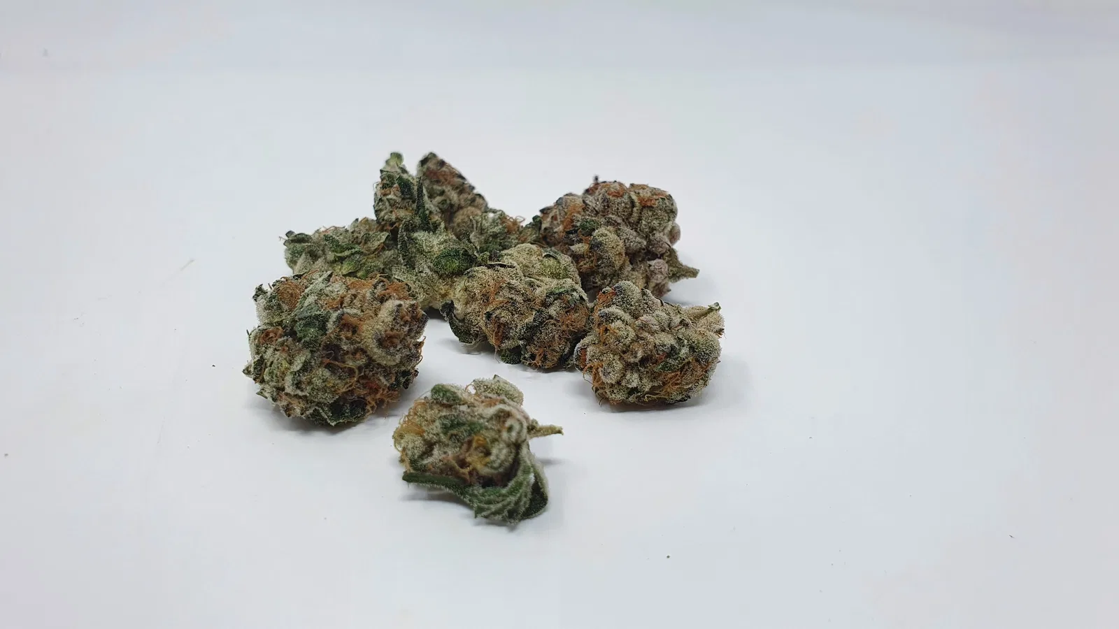 Kent Valley Kush cannabis flower, shown as a similar-cultivar reference for Pre-98 Bubba Kush; not Pre-98 Bubba Kush