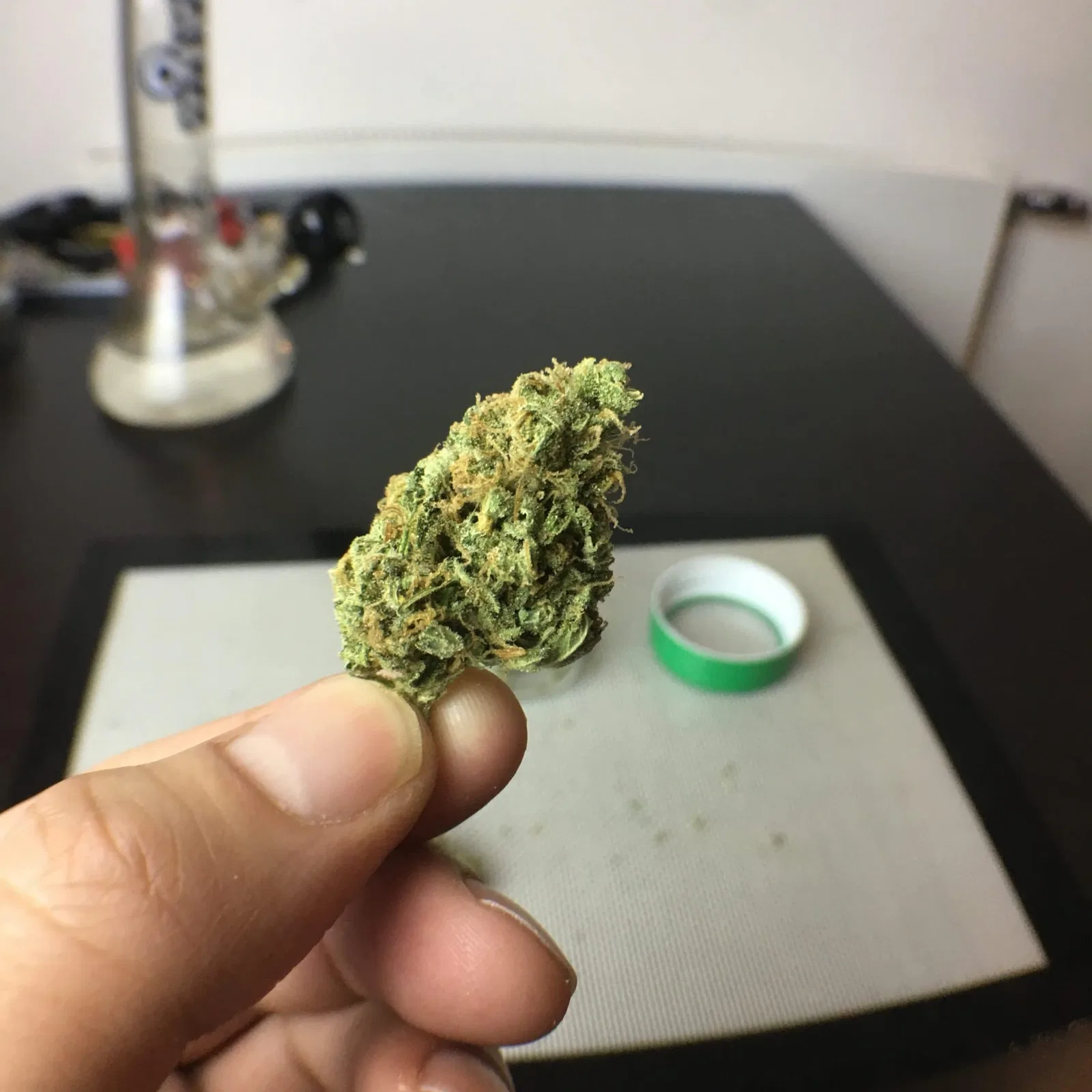 Lemon Blues cannabis flower, shown as a similar-cultivar reference for Lemon Meringue; not Lemon Meringue
